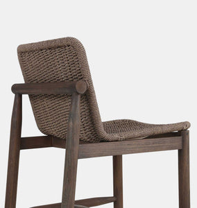 Dume Outdoor Dining Chair Dark Woven