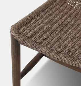 Dume Outdoor Dining Chair Dark Woven