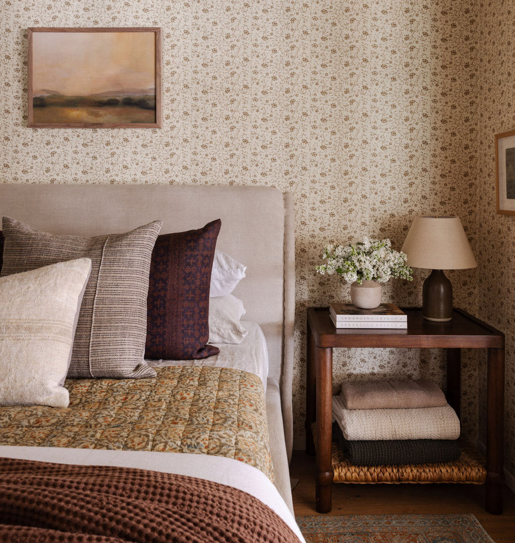 Margueritte Grasscloth Wallpaper - Thumbnail 5
