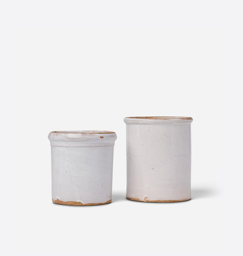 Vintage Italian Glazed Confit Pot
