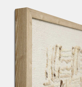 Big Sur Ivory / White Framed Wall Art