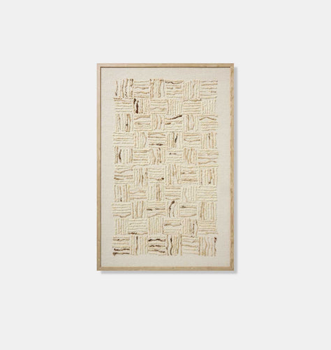Big Sur Ivory / White Framed Wall Art
