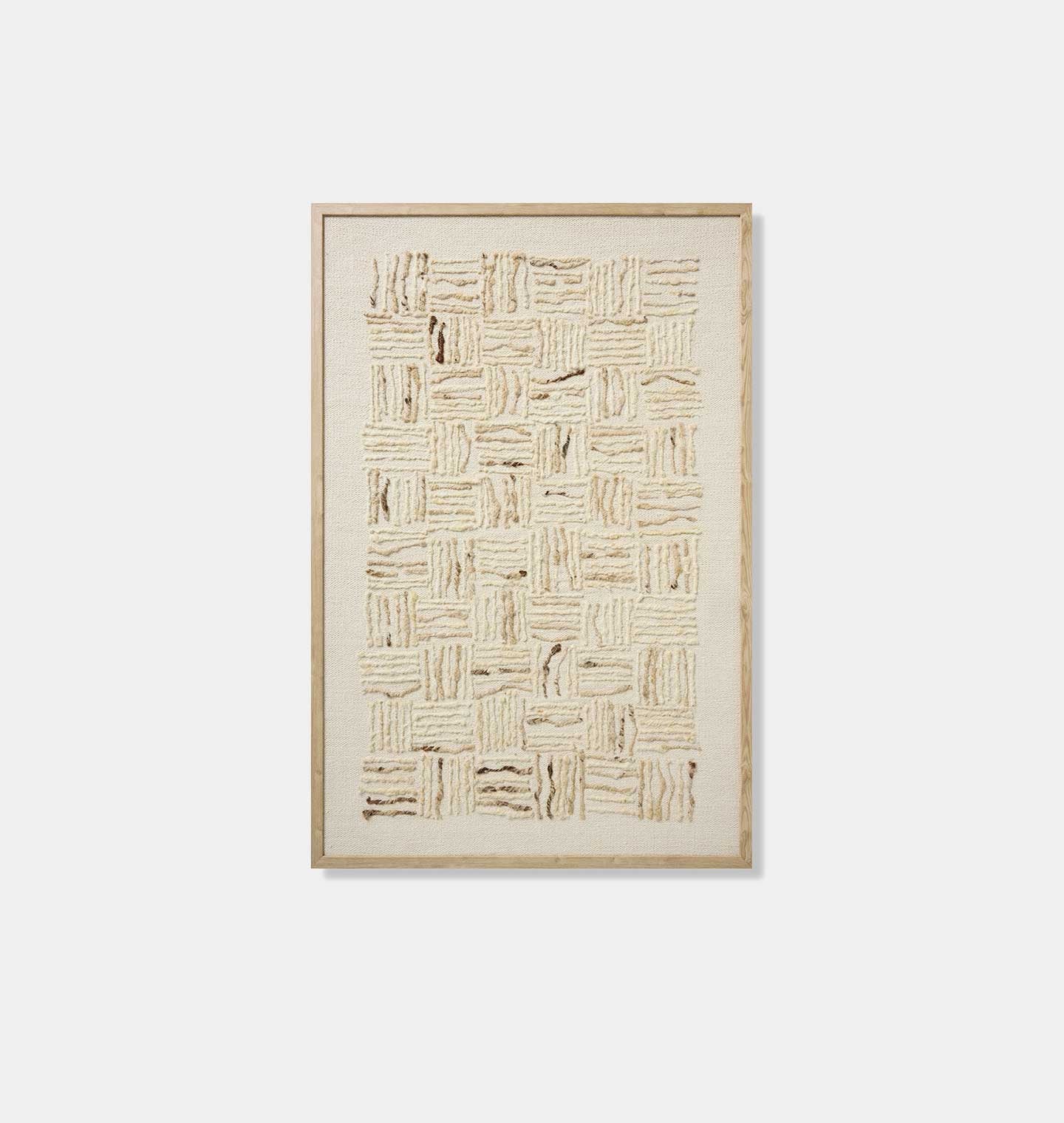 Big Sur Ivory / White Framed Wall Art