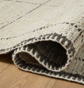 Bowie BOE-01  Ivory / Mocha Area Rug