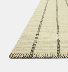 Harlan HLN-01 Ivory / Charcoal Area Rug