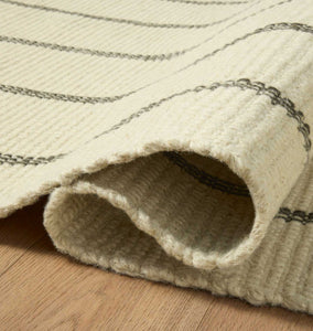 Harlan HLN-01 Ivory / Charcoal Area Rug