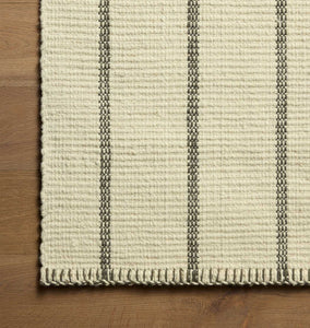 Harlan HLN-01 Ivory / Charcoal Area Rug
