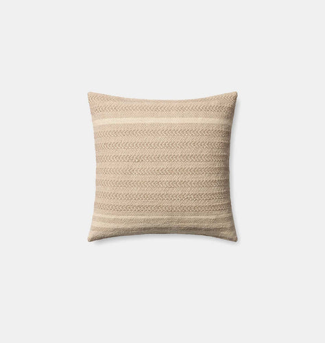Blair Beige 22'' x 22'' Pillow