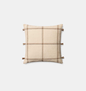 Lainey 24'' x 24'' Pillow Natural Brown