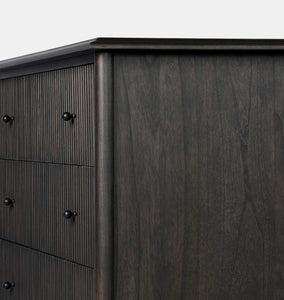 Eloise 6 Drawer Dresser Smoked Black Mindi