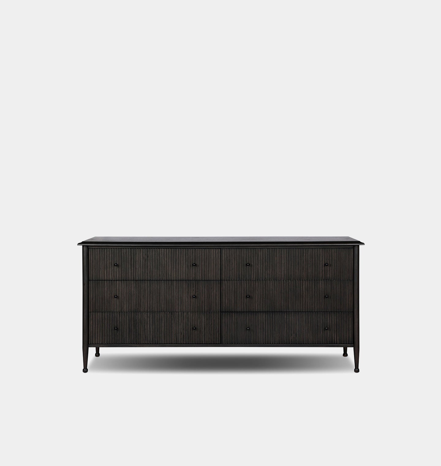 Eloise 6 Drawer Dresser Smoked Black Mindi