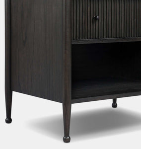 Eloise Nightstand Smoked Black Mindi
