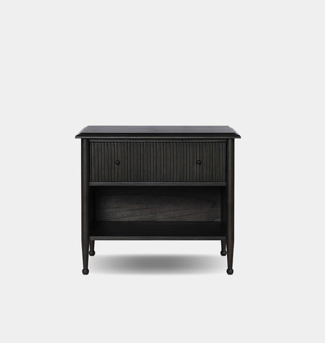 Eloise Nightstand Smoked Black Mindi