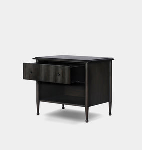Eloise Nightstand Smoked Black Mindi