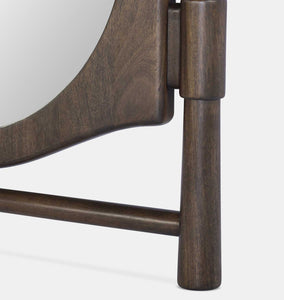 Elowyn Mirror Dark Brown Mango Wood