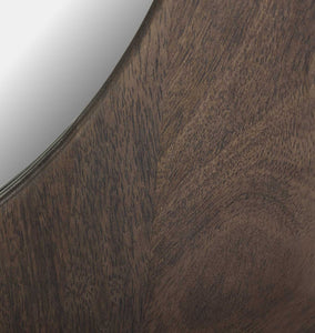 Elowyn Mirror Dark Brown Mango Wood