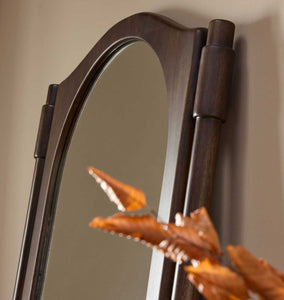 Elowyn Mirror Dark Brown Mango Wood