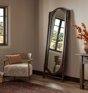 Elowyn Mirror Dark Brown Mango Wood