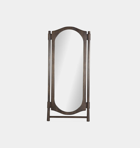 Elowyn Mirror Dark Brown Mango Wood