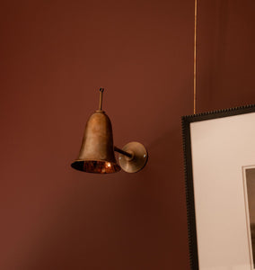 Bari Patinated Brass Sconce