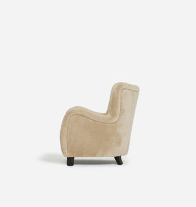 Jude Armchair Camel Shearling