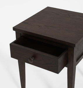 Drew Side Table Java Oak