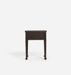 Drew Side Table Java Oak