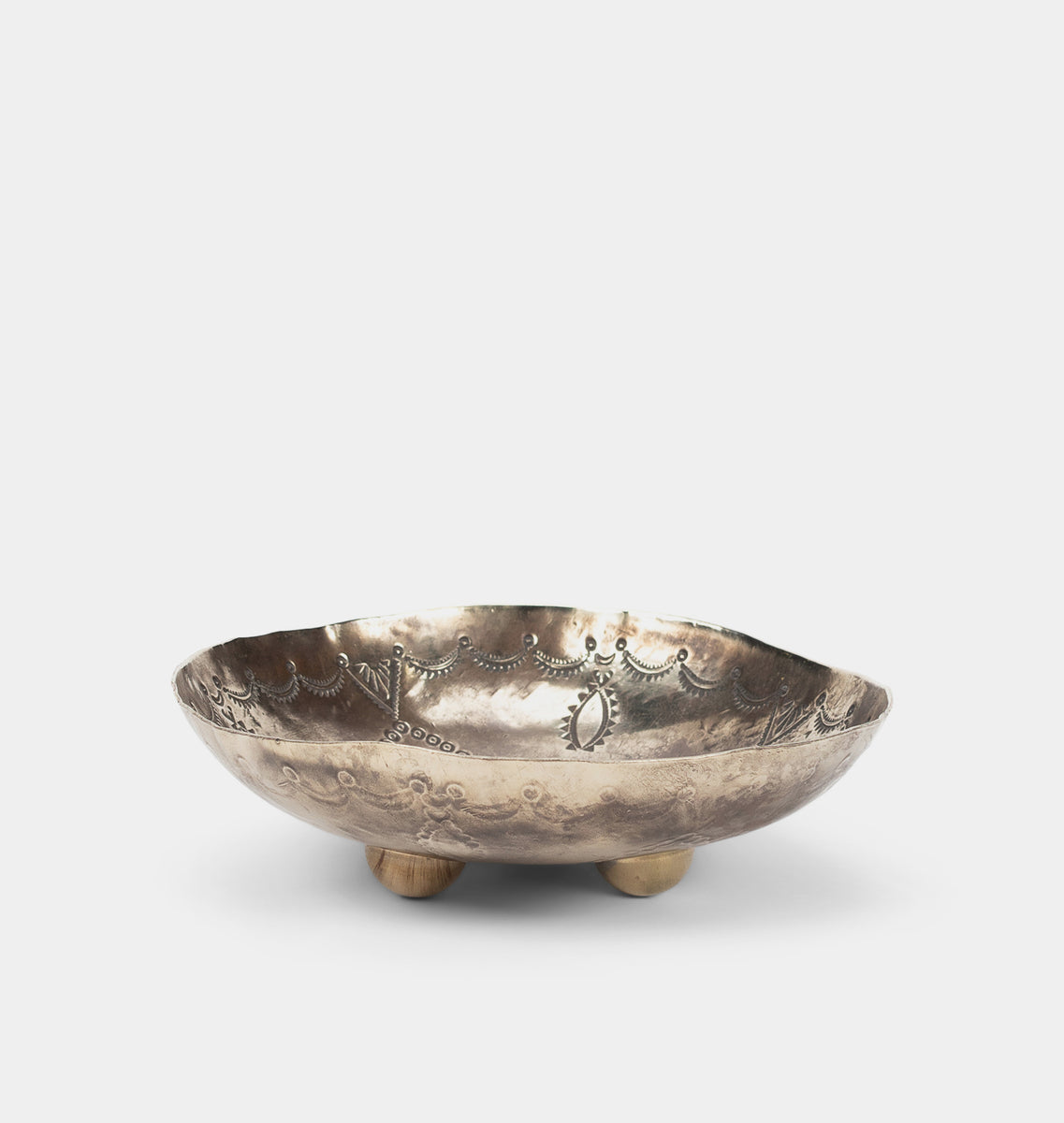 Small Stamped Round Dish | Shoppe Amber Interiors