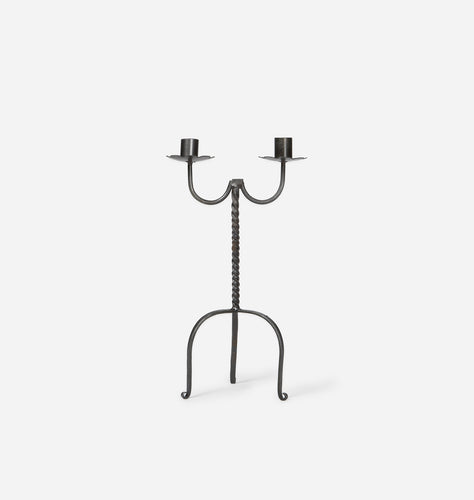 Mia Wrought Iron Candelabra