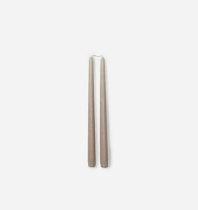 Dipped Taper Candle S/2 Oatmeal