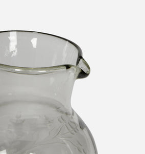 Lauren Hand-Etched Glass Pitcher