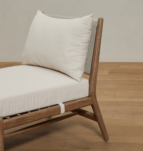 Roselyn Outdoor Chaise Natural Floor Model II