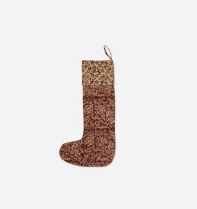 Maghara Floral Stocking Maroon