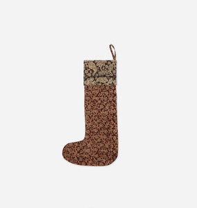 Maghara Vine Stocking Burgundy 