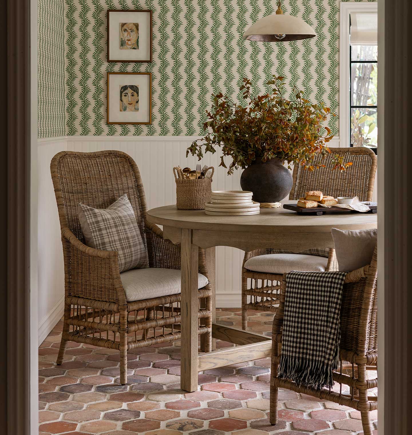 Mandi Checkered Throw Blanket - Thumbnail 4