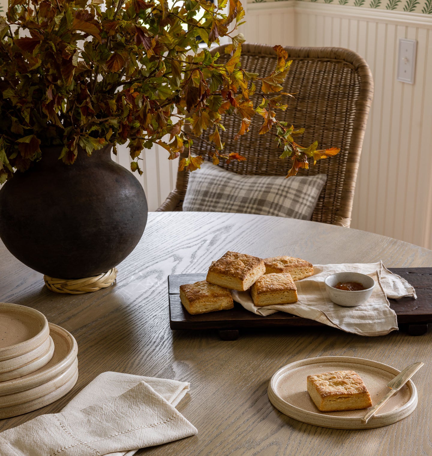 Reclaimed Footed Tray