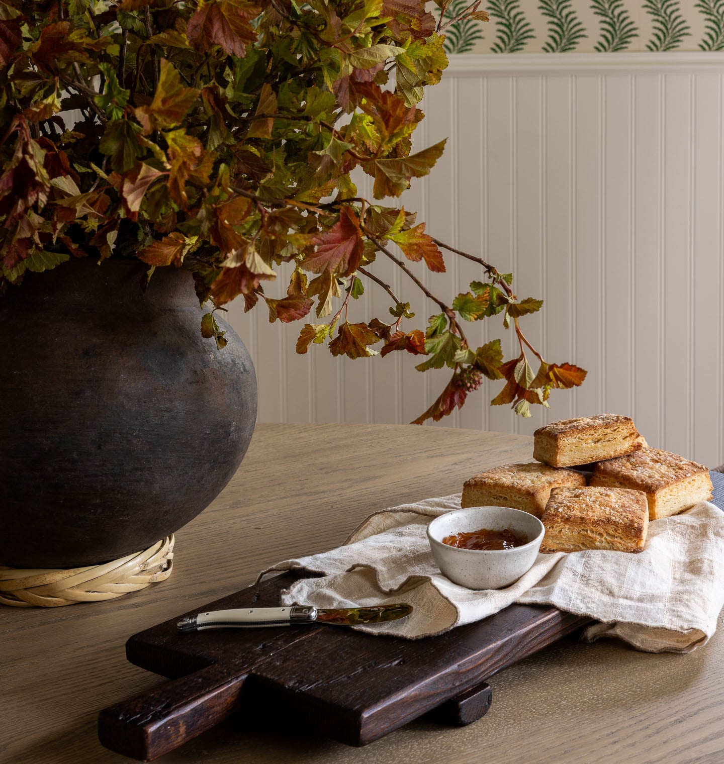 Laguiole - Ivory Platine Cheese Knife Set