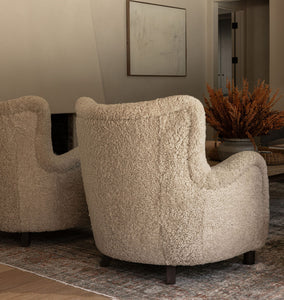 Jude Armchair Custom Shearling