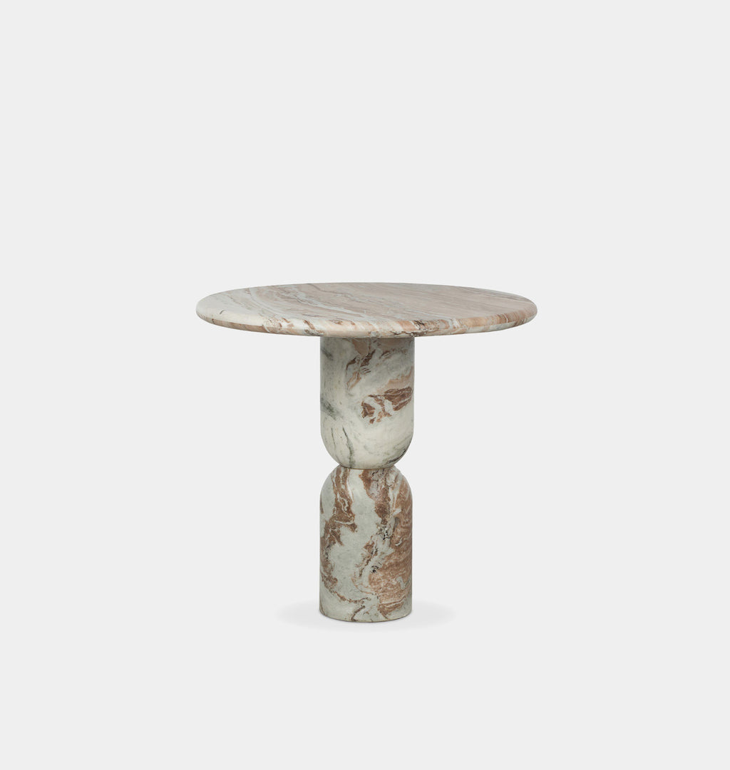 Figueroa Round Marble Dining Table by Shoppe Amber Interiors