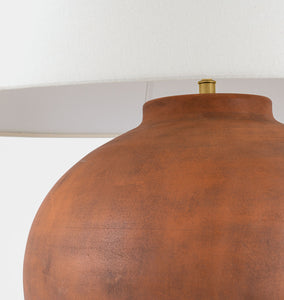 Fischer Table Lamp Natural Terracotta