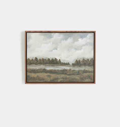 Forest Across the Water Lori Marie Framed Print