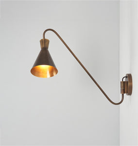 Forli Pivoting Brass Sconce