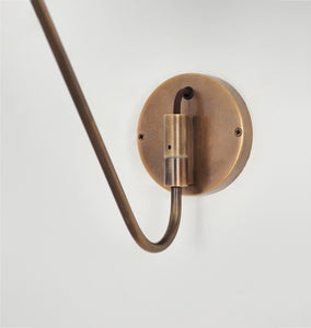 Forli Pivoting Brass Sconce