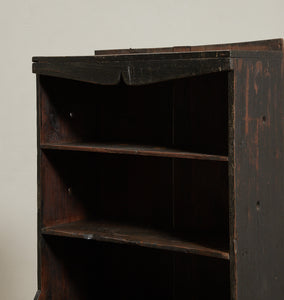 Vintage Black Bookcase