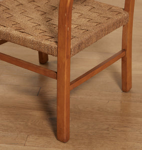 Vintage Erich Deichmann Woven Armchair