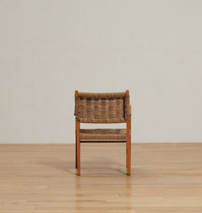 Vintage Erich Deichmann Woven Armchair