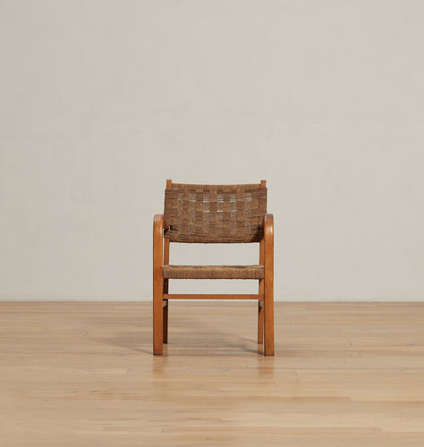 Vintage Erich Deichmann Woven Armchair