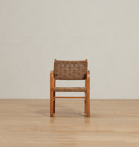 Vintage Erich Deichmann Woven Armchair