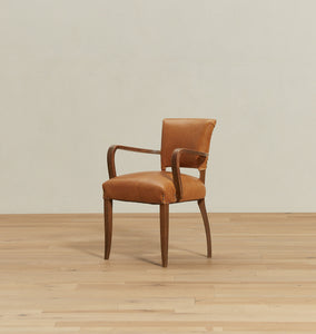 Vintage Bentwood Chair Marron Leather