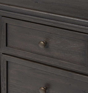 Geoffrey 8 Drawer Dresser Smoked Black